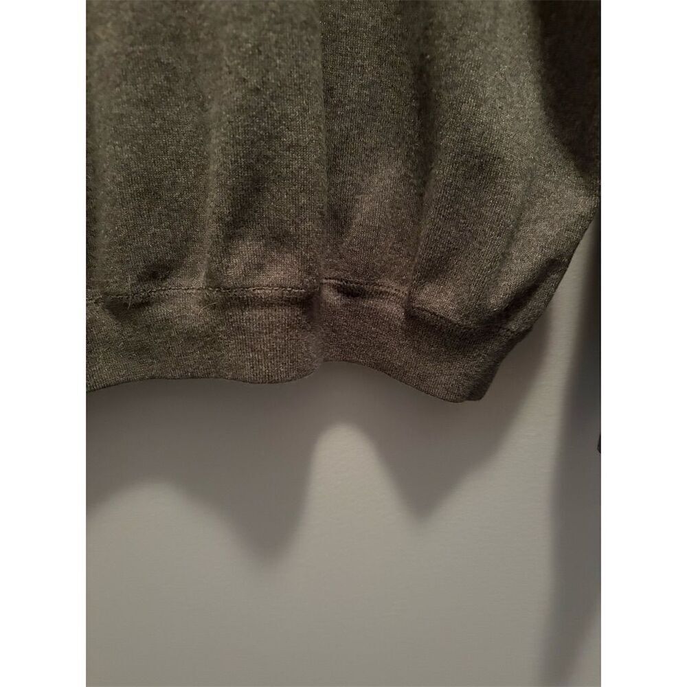 Cutter & Buck Men's L Gray Half Zip Pullover Sweater Casual - Picture 3 of 8
